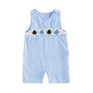 Macacão PUHHAPIEY Baby Boy Summer Bordado Fishing 12-18M azul