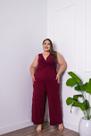 Macacão Regata Plus Size Decote Torcido
