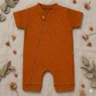 Macacão Romper para Bebê em Algodão com Zíper Macacão Romper para Bebê em Algodão com Zíper