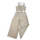 Macacão Salopte Infantil Meninas Cropped E Calça Estilo Salopete Lançamento Kids