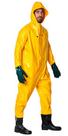 Macacao saneamento exg amarelo c/luvas e botas ca28445 brascamp