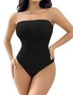 Macacão Shapewear sem alças SheBuddy Women Tummy Control