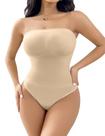 Macacão Shapewear sem alças SheBuddy Women Tummy Control