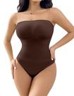 Macacão Shapewear sem alças SheBuddy Women Tummy Control