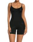 Macacão Shapewear SHAPERX Tummy Control Mid-Tigh Black XL Macacão Shapewear SHAPERX Tummy Control Mid-Tigh Black XL