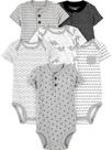 Macacão Simple Joys da Carter's Baby Boys de 3 a 6 meses, pacote com 6