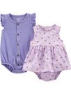 Macacão Simple Joys da Carter's Baby Girls 18 meses roxo