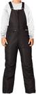 Macacão Snow Bib Kids Isolado Preto Tamanho S