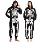 Macacão unissex Skeleton Pajama Spooktacular Creations
