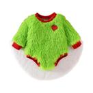 Macacão Verde Fofo Para Bebês Meninos E Meninas De 0 a 1 Ano, Confortável E Fashion Para O Inverno