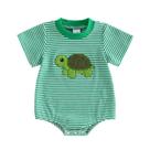 Macacão XRTBMN Newborn Boy Turtle de manga curta de 0 a 3 meses