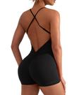 Macacão YEOREO Backless Tummy Control para mulheres preto S