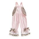 Macacão YINGISFITM Toddler Baby Girl Easter Bunny Plaid 6-18M