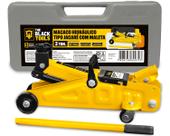 Macaco Hidraulico 2 Ton Universal Tipo Jacarezinho Com Maleta The Black Tools