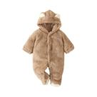 Macacões De Fleece Para Bebês Recém-Nascidos, Quentes E Com Capuz, Pijamas De Animais Para Meninos E