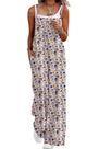 Macacões Lepunuo Floral para mulheres de verão Boho Plus Size