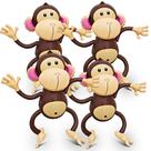 Macacos infláveis, pacote com 4 macacos grandes, 68 cm, macacos infláveis Macacos infláveis, pacote com 4 macacos grandes, 68 cm, macacos infláveis