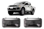Maçaneta da porta mitsubishi l200 1996 á 2002 dianteira/traseira externa direita + esquerda s/chave