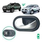 Maçaneta da porta renault sandero logan duster 2008 á 2016 prata dianteira/traseira interna le base