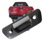 Maçaneta da tampa traseira nissan frontier 2.3 16v 2017 a 2021 c/ furo para camera de re (puxador cr