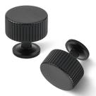 Maçaneta de armário de cozinha SALISENG Matt Black, pacote com 6 unidades de latão