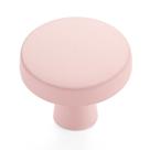Maçaneta de gaveta Ravinte de 3,2 cm de metal redondo sólido rosa