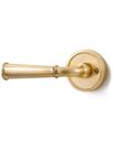 Maçaneta de porta de passagem MRML em alumínio dourado escovado 6,7 cm rosa