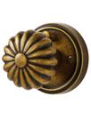 Maçaneta de porta de privacidade MRML, latão antigo, 7 cm, alumínio