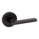 Maçaneta de porta fictícia Kwikset Halifax Venetian Bronze