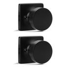 Maçaneta de porta fictícia Probrico Matte Black Finish, pacote com 2 Maçaneta de porta fictícia Probrico Matte Black Finish, pacote com 2