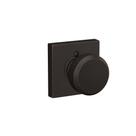 Maçaneta de porta fictícia Schlage F170 BWE 716 COL Broadway Aged Bronze