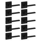 Maçaneta de porta Kwikset Casey Interior Privacy, pacote com 10 unidades, preta Maçaneta de porta Kwikset Casey Interior Privacy, pacote com 10 unidades, preta