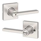 Maçaneta de porta Kwikset Casey Satin Nickel Privacy Lock, pacote 6 Maçaneta de porta Kwikset Casey Satin Nickel Privacy Lock, pacote 6