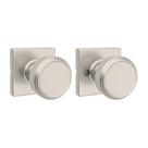 Maçaneta de porta Kwikset Maven Interior Passage Square Satin Nickel Maçaneta de porta Kwikset Maven Interior Passage Square Satin Nickel