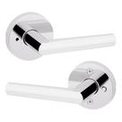 Maçaneta de porta Kwikset Milan Interior Privacy com fechadura cromada