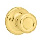 Maçaneta de porta Kwikset Mobile Home Interior Passage em latão polido