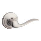 Maçaneta de porta Kwikset Tustin Dummy Satin Nickel Non-Turning