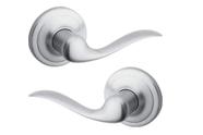 Maçaneta de porta Kwikset Tustin Interior Passage Satin Chrome