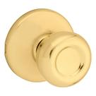 Maçaneta de porta Kwikset Tylo Interior Passage em latão polido Maçaneta de porta Kwikset Tylo Interior Passage em latão polido