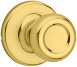 Maçaneta de porta Kwikset Tylo Interior Passage em latão polido