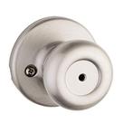 Maçaneta de porta Kwikset Tylo Interior Privacy com fechadura em níquel acetinado