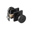 Maçaneta de porta NCSEN Pismo Black Square Rosette Privacy