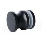 Maçaneta de vidro para chuveiro Alise Sliding Knob em aço inoxidável