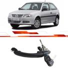 Macaneta Externa Dianteira Ld Gol Parati G3 G4 2P 1999 Em Diante Com Chave Snake Suporte Micro Switch
