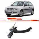 Macaneta Externa Dianteira Le Gol Parati G3 G4 2P 1999 Em Diante Com Chave Snake Suporte Micro Switch