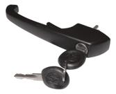 Maçaneta Externa Kombi Clipper 1977 A 2013 Com Chave Preta - ATEMIS - SISTEMAS DE SEGURANCA