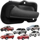 Maçaneta Interna Dianteira Corsa Hatch Sedan 1994 A 2004 Preto Lado Direito