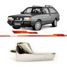 Maçaneta Interna Metal Cromado Le Royale Versailles Parati Quantum Santana Saveiro Voyage 1986 Até 1996 Serve Dianteira Traseira