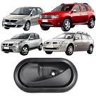 Macaneta Interna Porta Dianteira ou Traseira Duster Logan Megane Oroch Sandero cor Preta LE