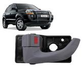 Maçaneta Interna Puxador Porta Esquerda Motorista Cinza Claro Tucson 2005 2006 2007 2008 2009 2010 2011 2012 2013 2014 2